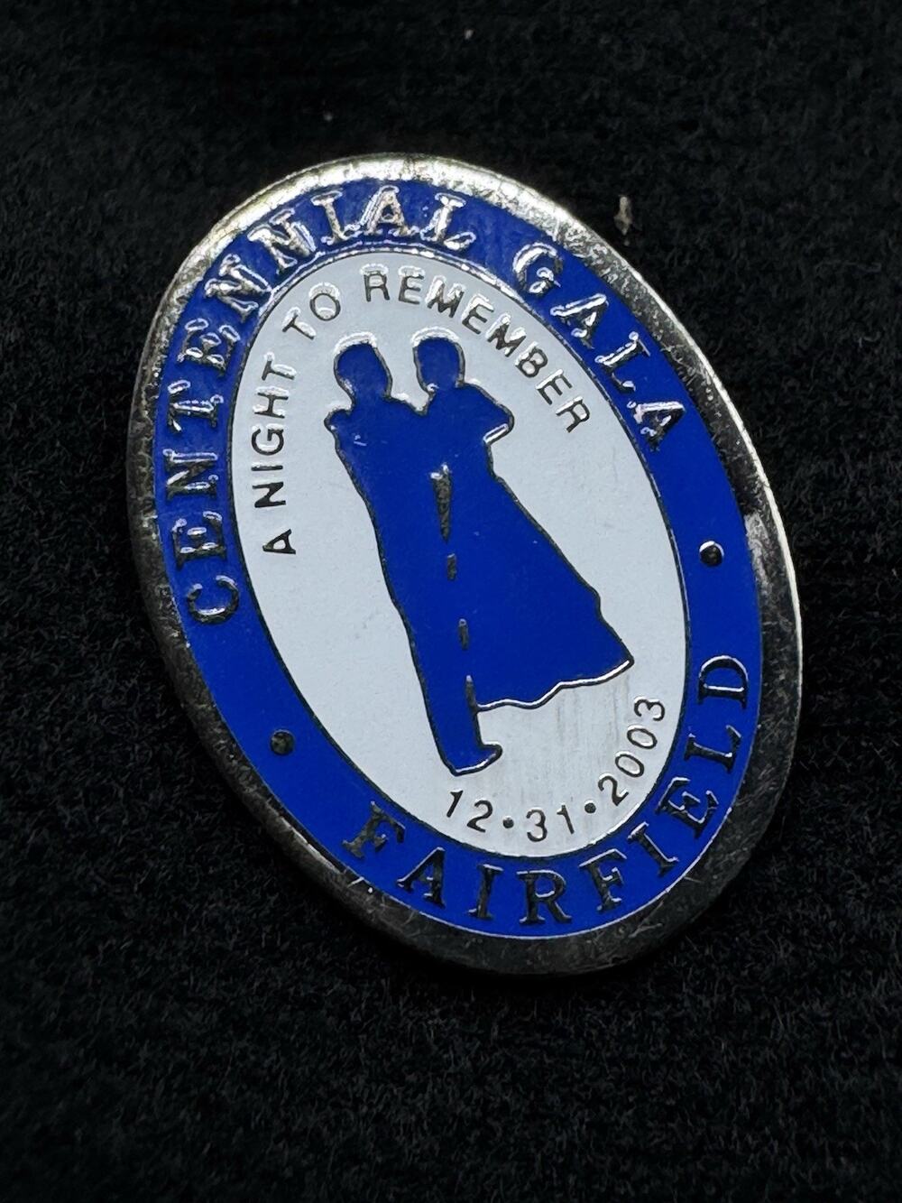 Vintage Centennial Gala Fairfield California 2003 Pin Hat Lapel Pin Pinback